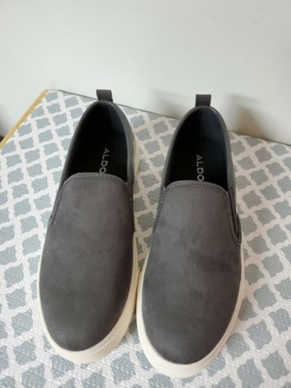 ALDO Jille Slip On Sneakers In Gray Size 6 Brand New